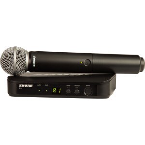 Shure BLX24/SM58 H10 Wireless System with SM58 Handheld Microphone